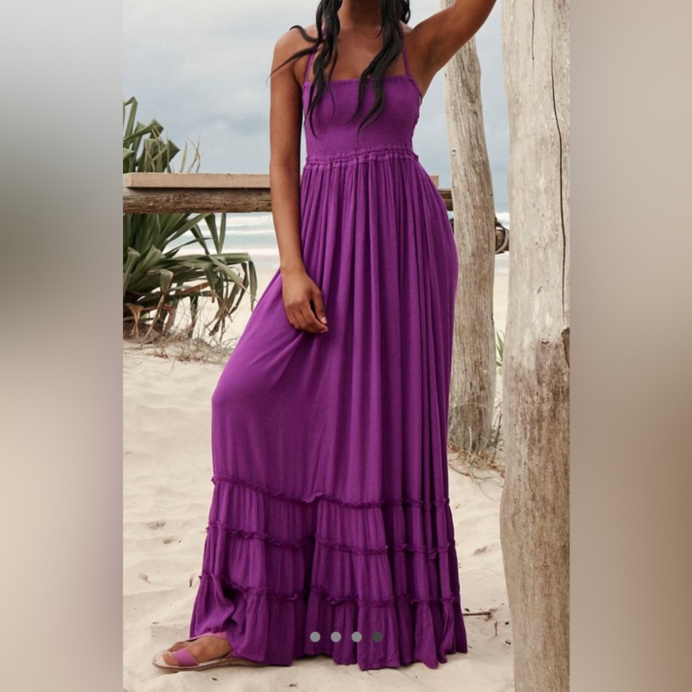 Free People Extratropical Maxi Dress size small